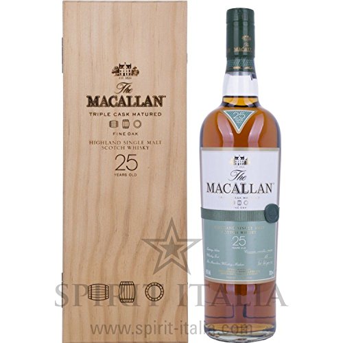 Macallan Fine Oak 25 Years Old Triple Cask Matured En Holzkiste 43 00 0 7 L Online Store Of Whiskey Wines Beers And Champagnes